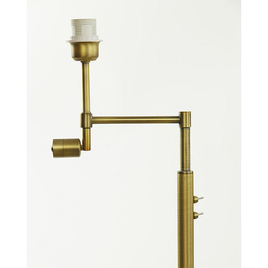 Vloerlamp Montana antiek brons met led