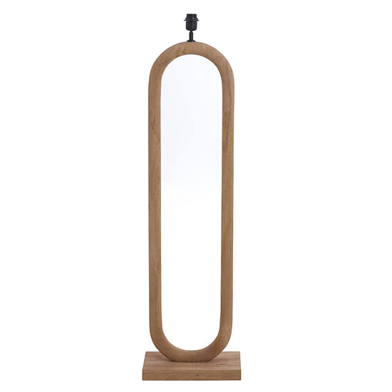 Vloerlamp Paceco hout mat naturel 1