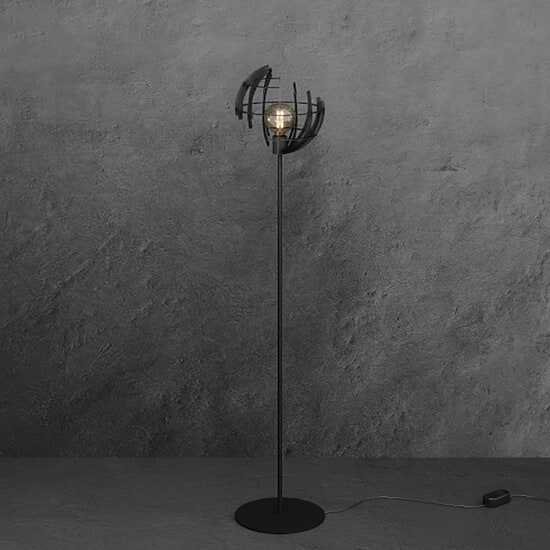 Vloerlamp Terra Platinum (incl. lampenbol) 