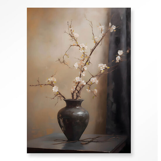 Wandkleed Light Blossom Vase 110x145 cm 1