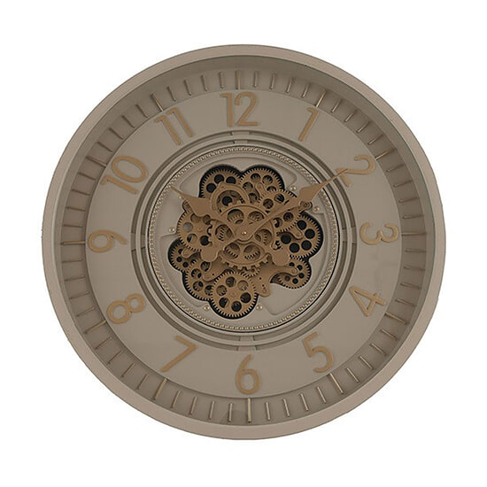 Wandklok Celestial creme L 1