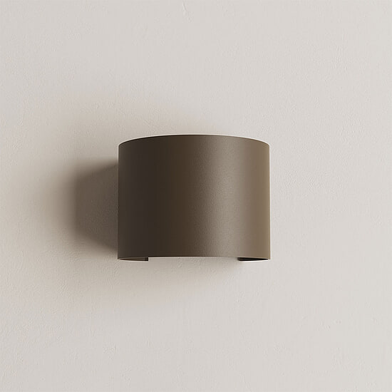 Wandlamp Bari Rond Platinum Incl. lamp 1