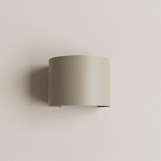 Wandlamp Bari Rond Quartz Incl. lamp 1