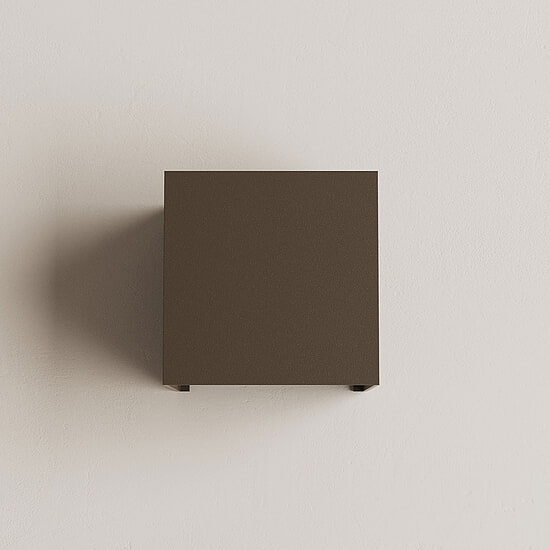 Wandlamp Bari Vierkant Platinum Incl. lamp 1