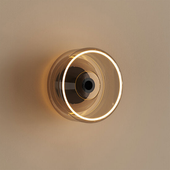 Wandlamp Palau groot Incl. Lichtbron Platinum