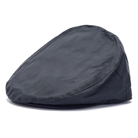 Wax Flat Cap Navy 1