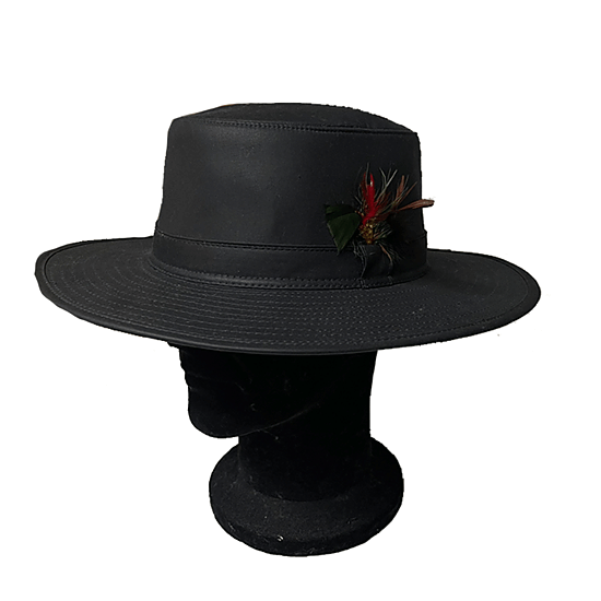 Afbeelding Wax hoed outback navy 1