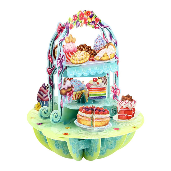 Wenskaart 3D Cake Display 1