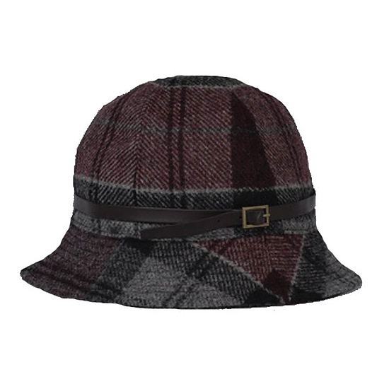 Afbeelding Wollen hoed Carlin Trench Bordeaux 1
