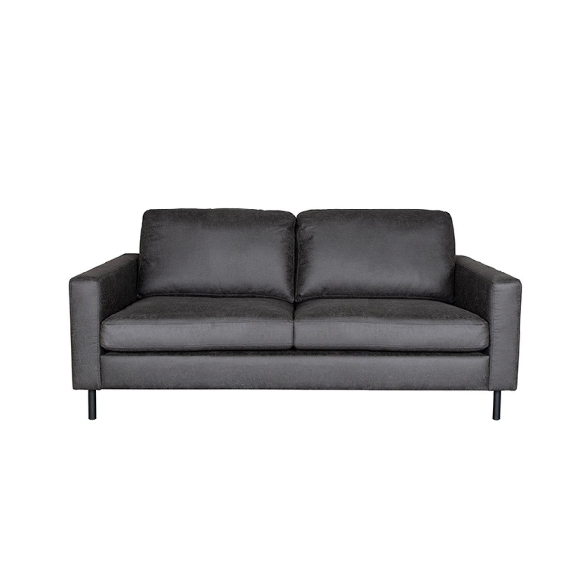 Bank Genua - Antraciet - Microfiber - 2-Zits Bank Genua - Antraciet - Microfiber - 2-Zits