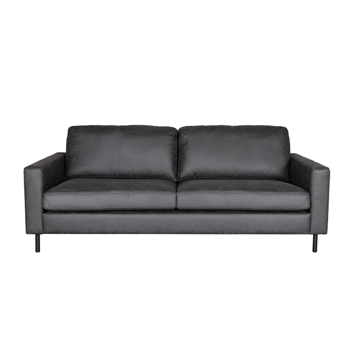 Bank Genua - Antraciet - Microfiber - 3-Zits Bank Genua - Antraciet - Microfiber - 3-Zits