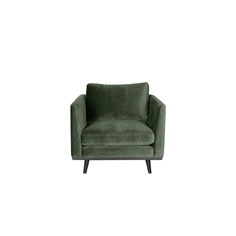 Bank Siena - Army green - Fluweel - 1-Zits Bank Siena - Army green - Fluweel - 1-Zits