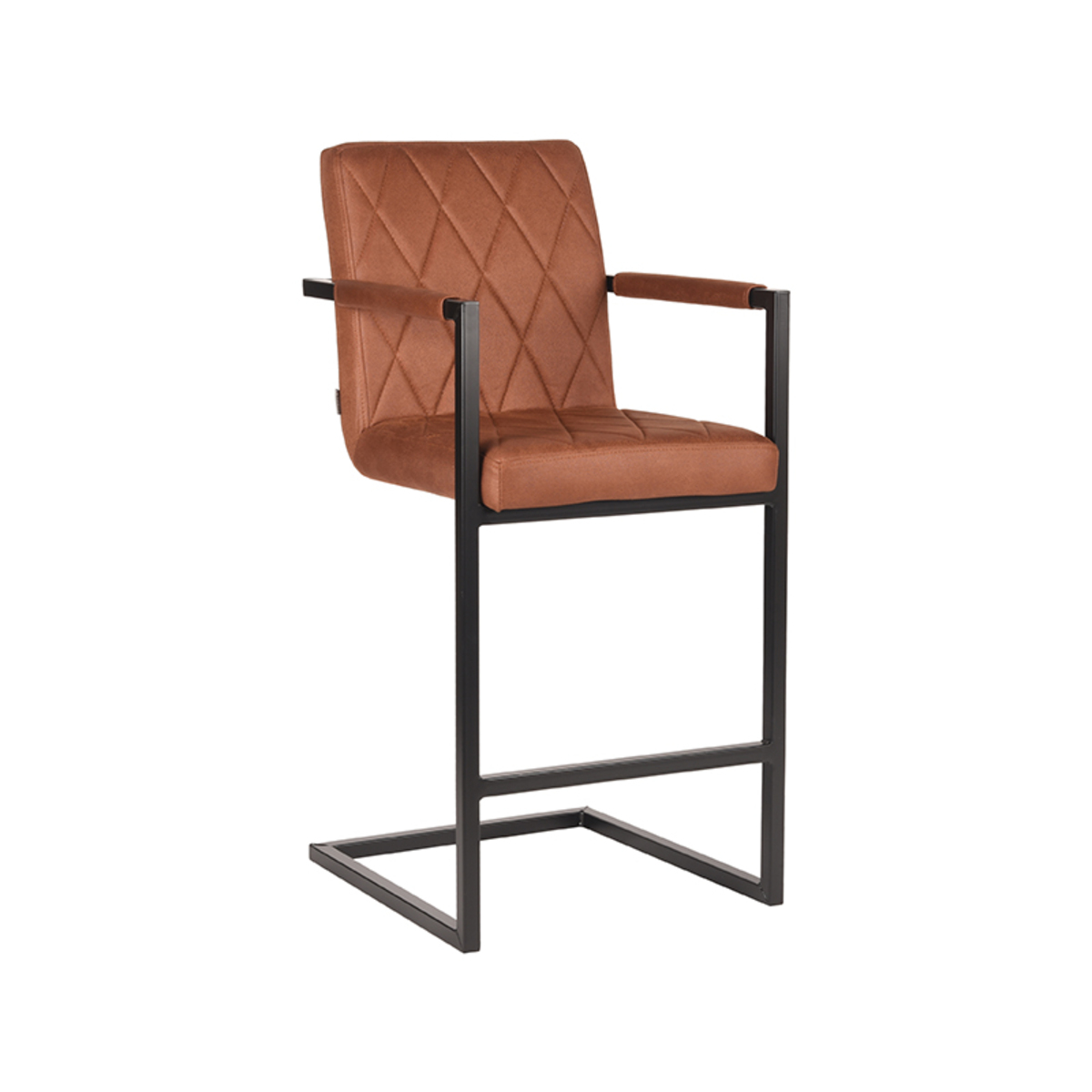 Barkruk Denmark - Cognac - Microfiber Barkruk Denmark - Cognac - Microfiber