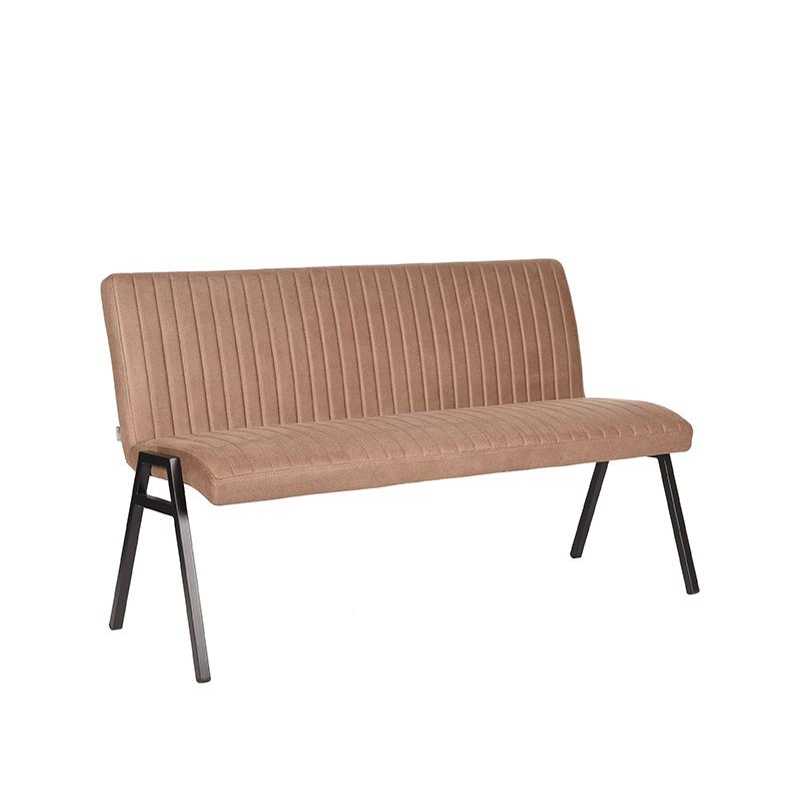 Eetkamerbank Matz - Stone - Microfiber - 145 cm Eetkamerbank Matz - Stone - Microfiber - 145 cm