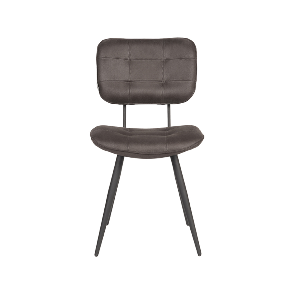 Eetkamerstoel Gus - Antraciet - Microfiber Eetkamerstoel Gus - Antraciet - Microfiber