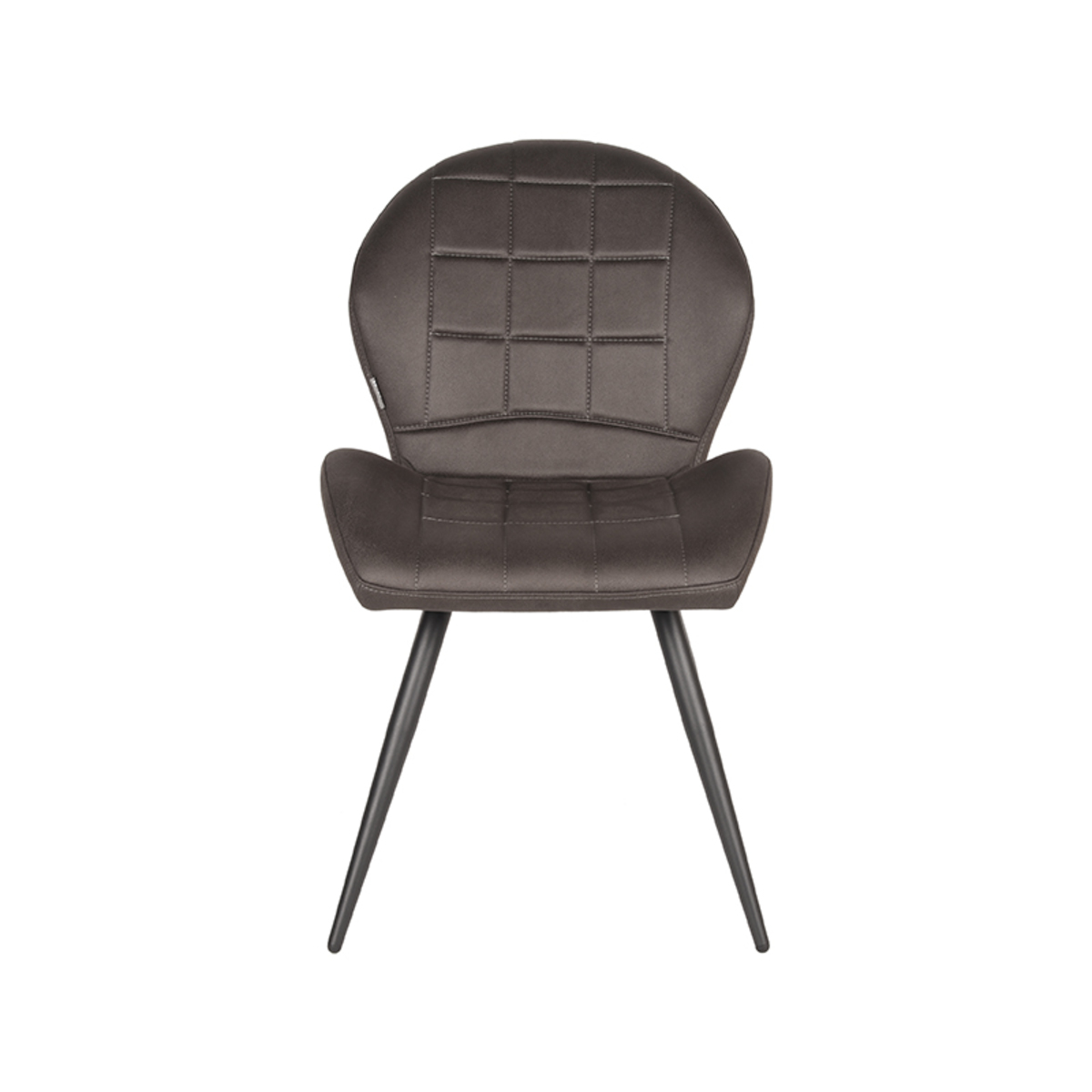 Eetkamerstoel Sil - Antraciet - Microfiber Eetkamerstoel Sil - Antraciet - Microfiber