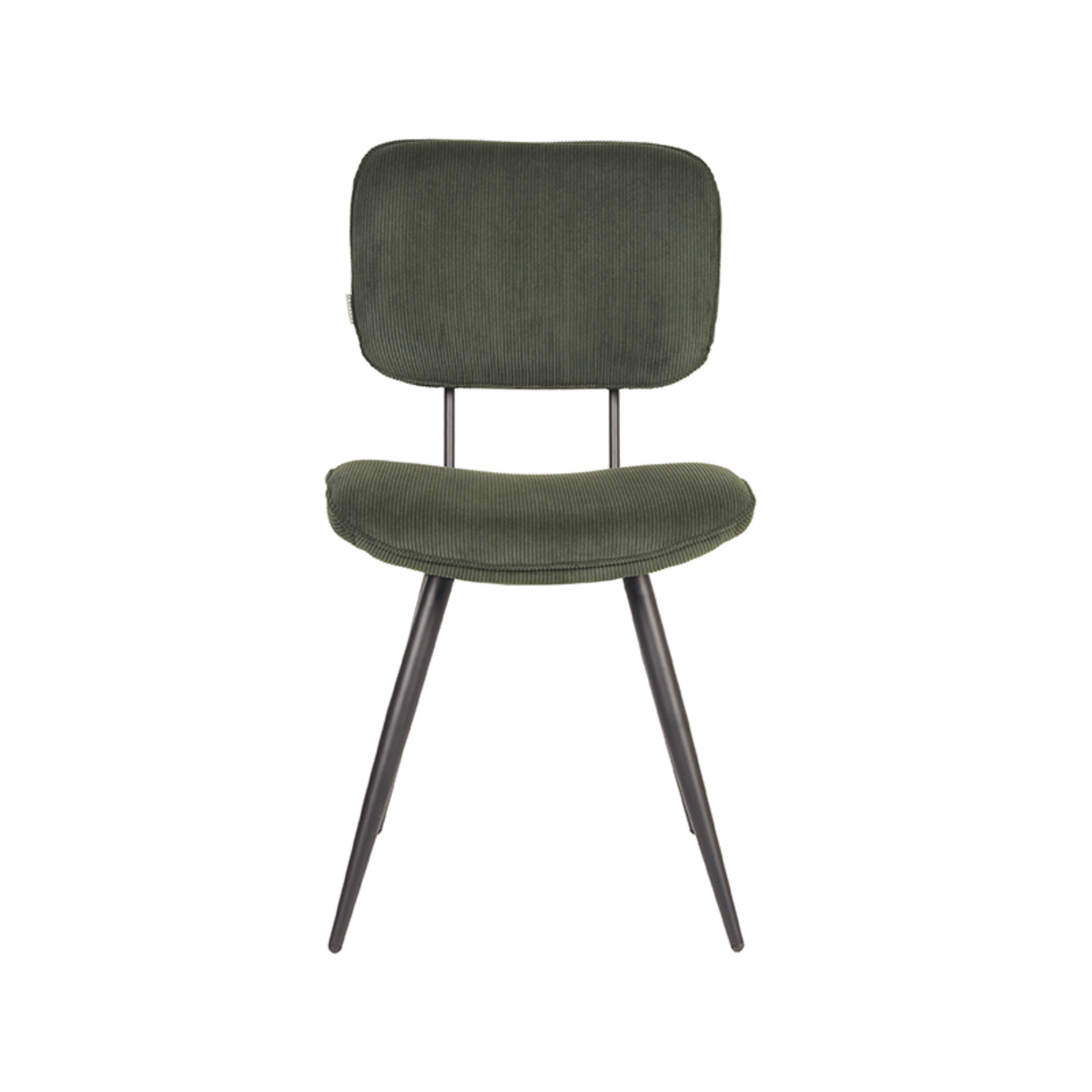 Eetkamerstoel Vic - Army green - Ribcord Eetkamerstoel Vic - Army green - Ribcord