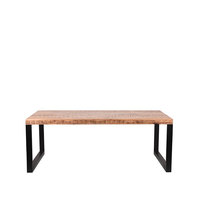 Eetkamertafel Glasgow - Rough - Mangohout - 160x90 cm Eetkamertafel Glasgow - Rough - Mangohout - 160x90 cm