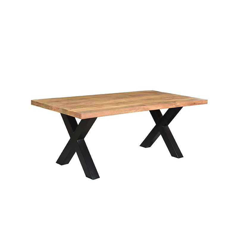 Eetkamertafel Zino - Rough - Mangohout - 240x100 cm Eetkamertafel Zino - Rough - Mangohout - 240x100 cm