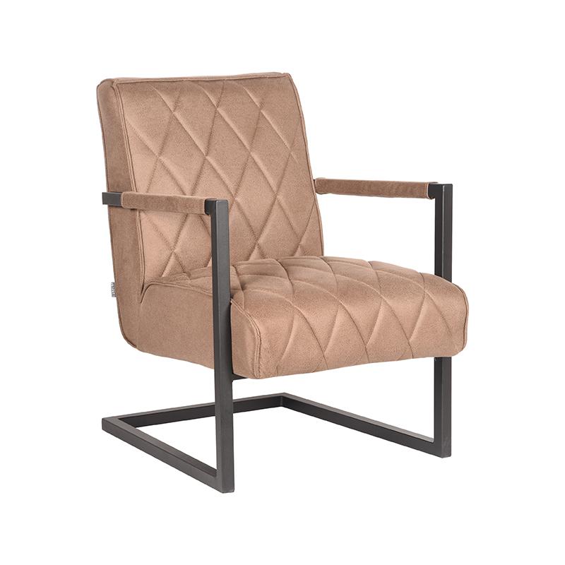 Fauteuil Denmark - Stone - Microfiber Fauteuil Denmark - Stone - Microfiber