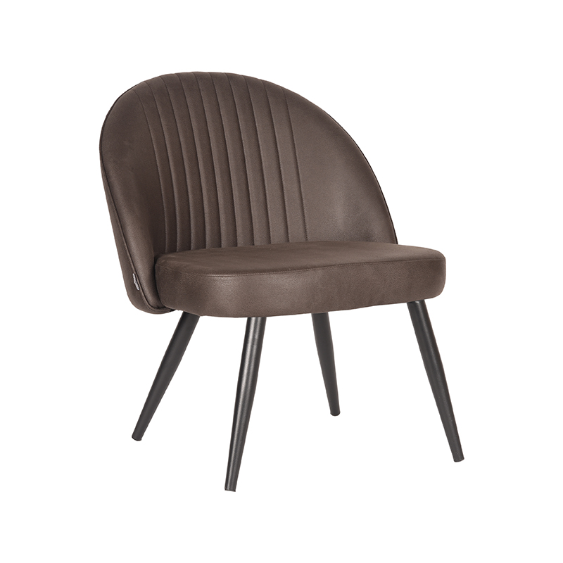 Fauteuil Enzo - Antraciet - Microfiber Fauteuil Enzo - Antraciet - Microfiber