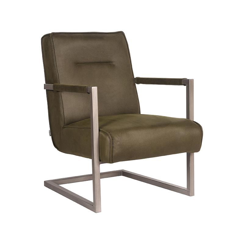 Fauteuil Jim - Army green - Microfiber Fauteuil Jim - Army green - Microfiber