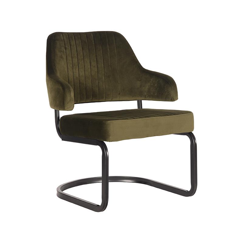 Fauteuil Otta - Army green - Fluweel Fauteuil Otta - Army green - Fluweel
