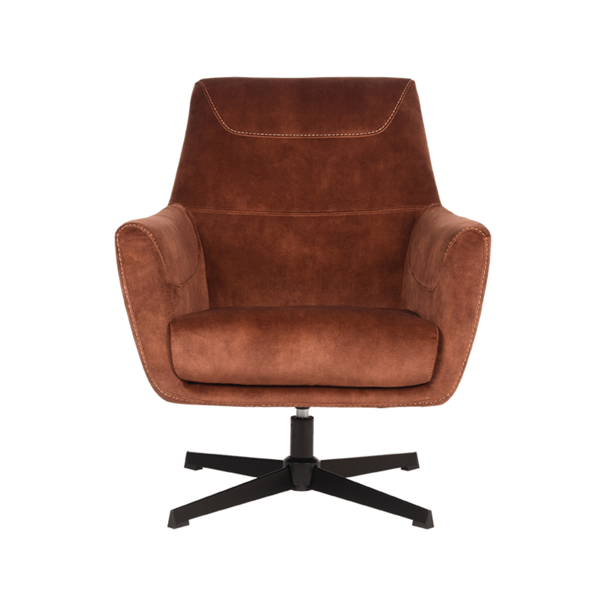 Fauteuil Toby - Rust - Velours Fauteuil Toby - Rust - Velours