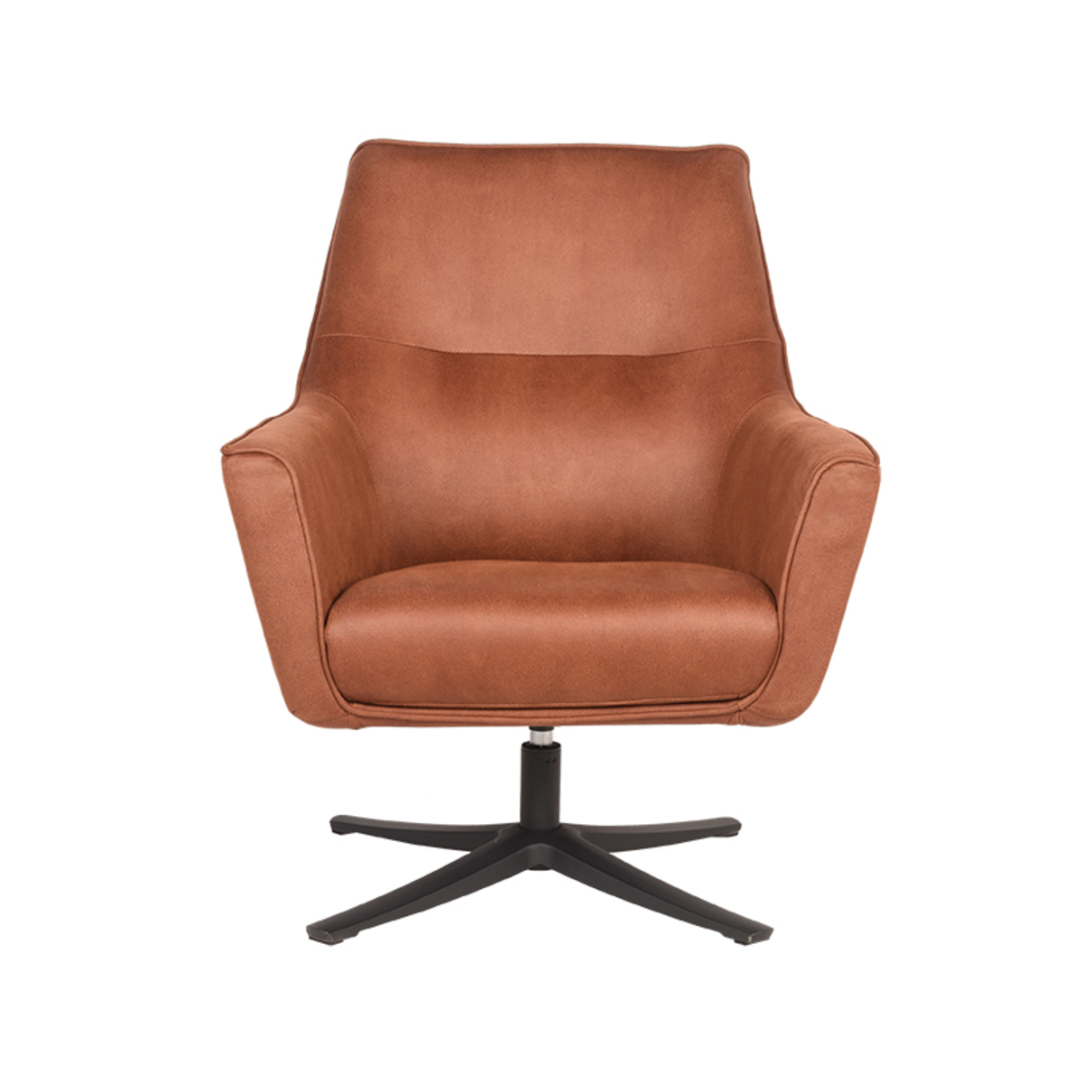 Fauteuil Tod - Cognac - Microfiber Fauteuil Tod - Cognac - Microfiber