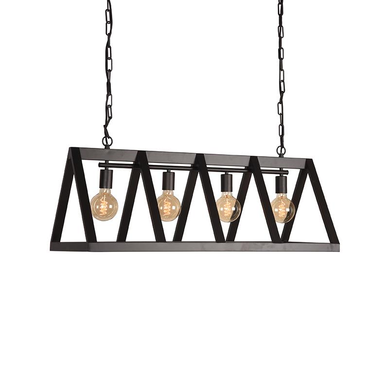 Hanglamp Roof - Zwart - Metaal Hanglamp Roof - Zwart - Metaal