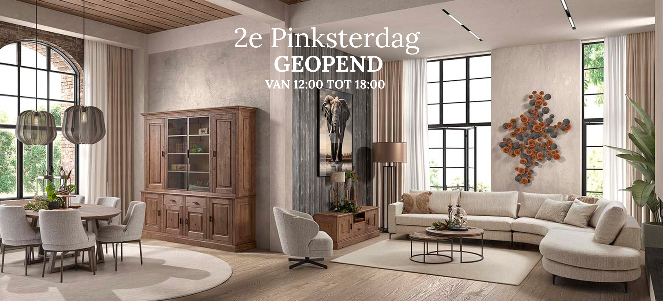 2e Pinksterdag Geopend!