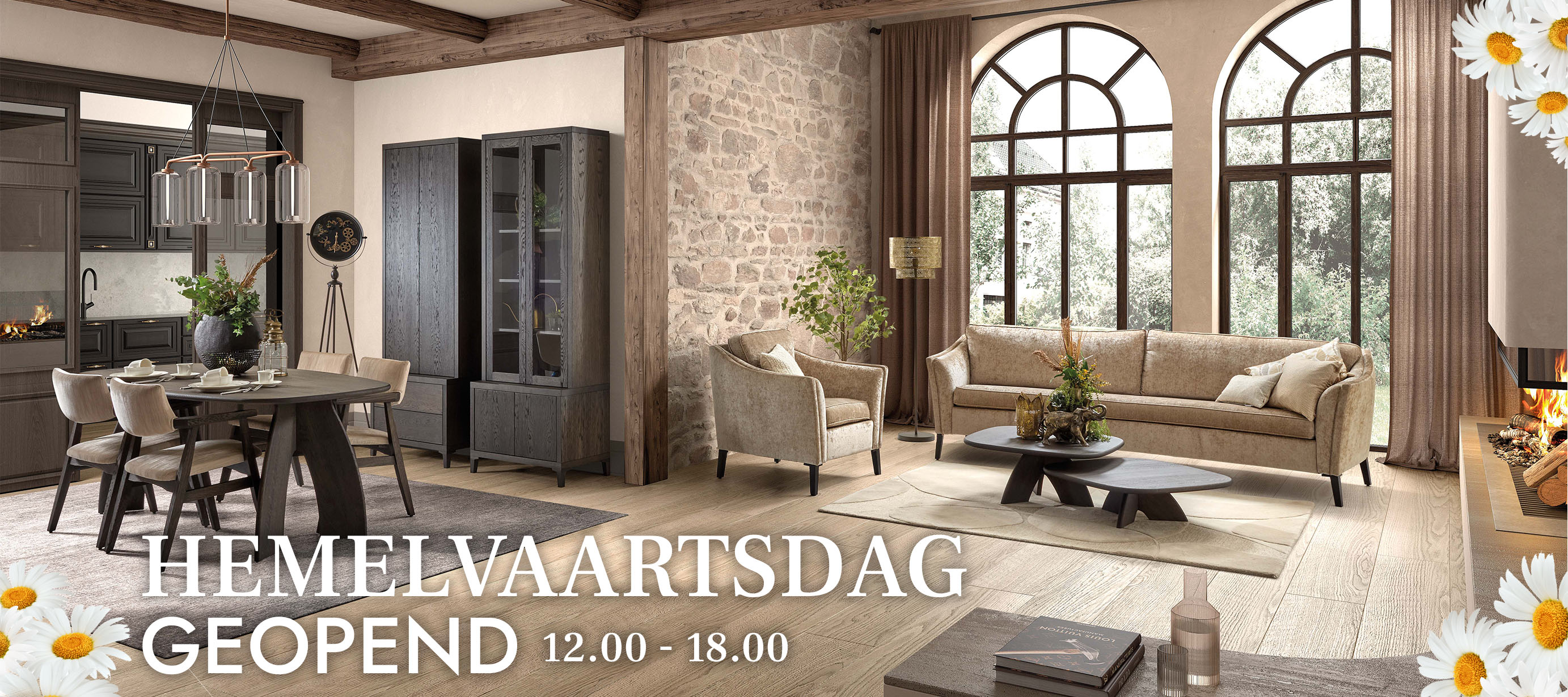 Hemelvaartsdag geopend