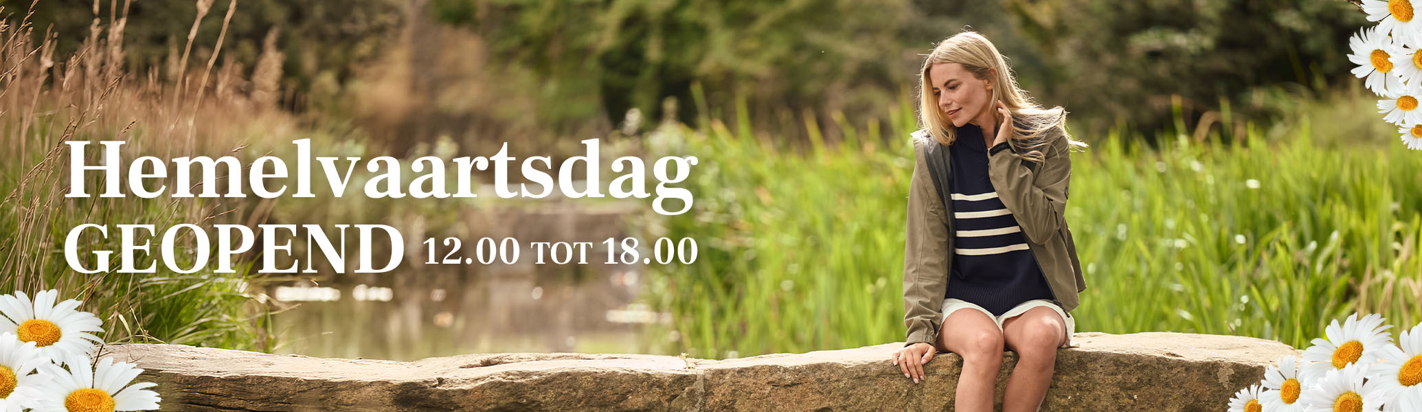 Hemelvaartsdag geopend