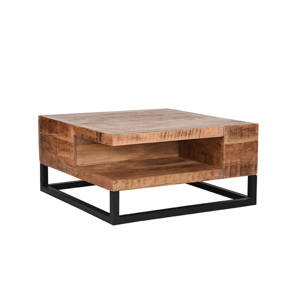Salontafel Cube - Rough - Mangohout