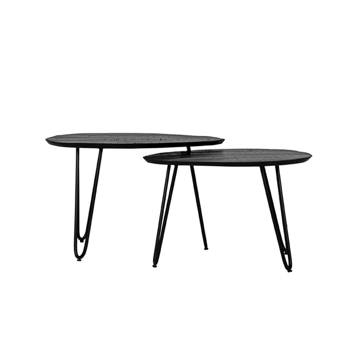 Salontafel Frisk - Zwart - Mangohout