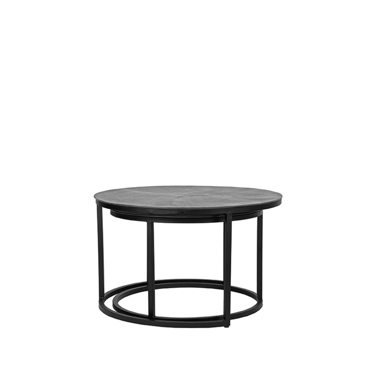 Salontafel Grand - Grijs - Metaal - 75 cm