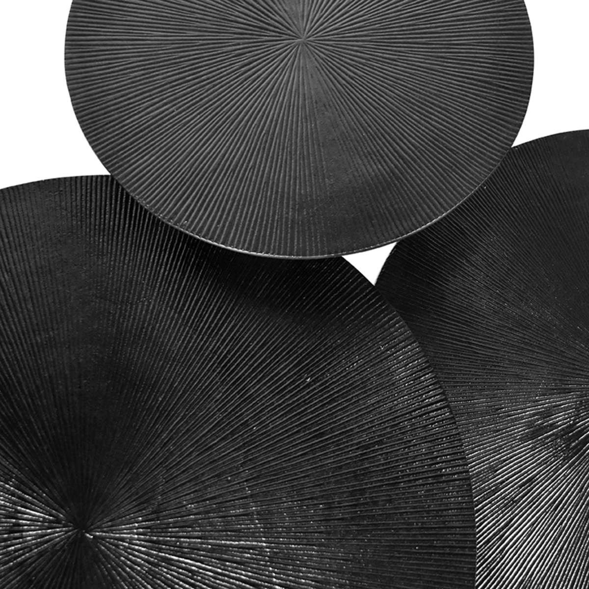 Salontafel Set Nobby - Zwart - Metaal - 60 cm Salontafel Set Nobby - Zwart - Metaal - 60 cm