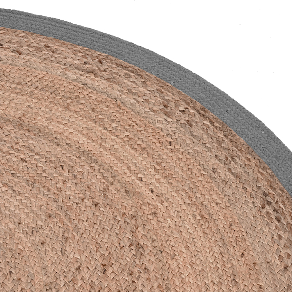Vloerkleed Jute - Grijs - Jute Vloerkleed Jute - Grijs - Jute