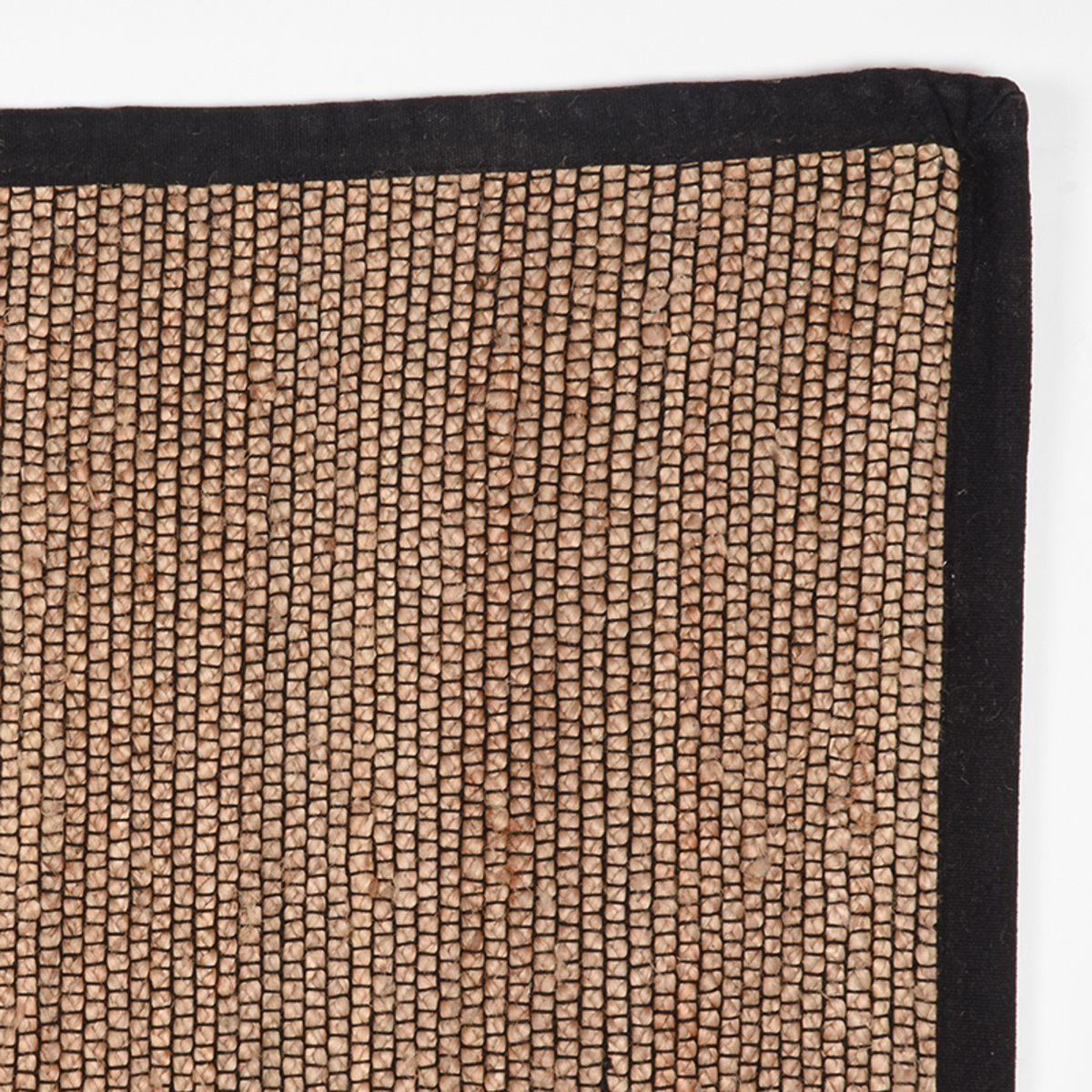 Vloerkleed Jute - Zwart - Jute - 160x230 Cm Vloerkleed Jute - Zwart - Jute - 160x230 Cm