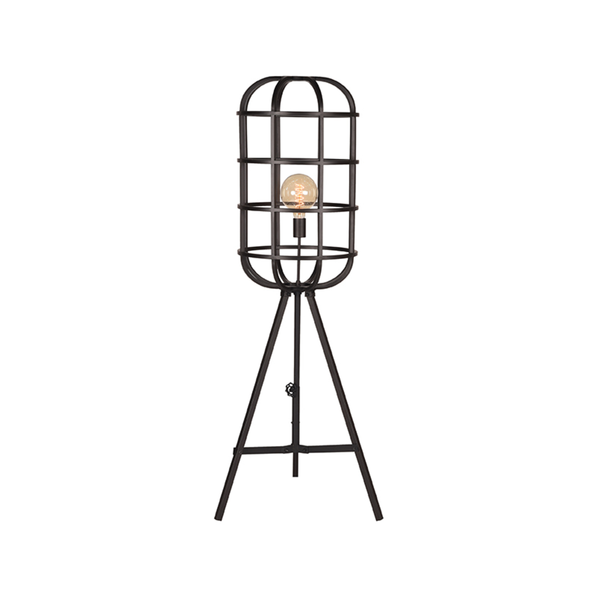 Vloerlamp Twine - Zwart - Metaal Vloerlamp Twine - Zwart - Metaal