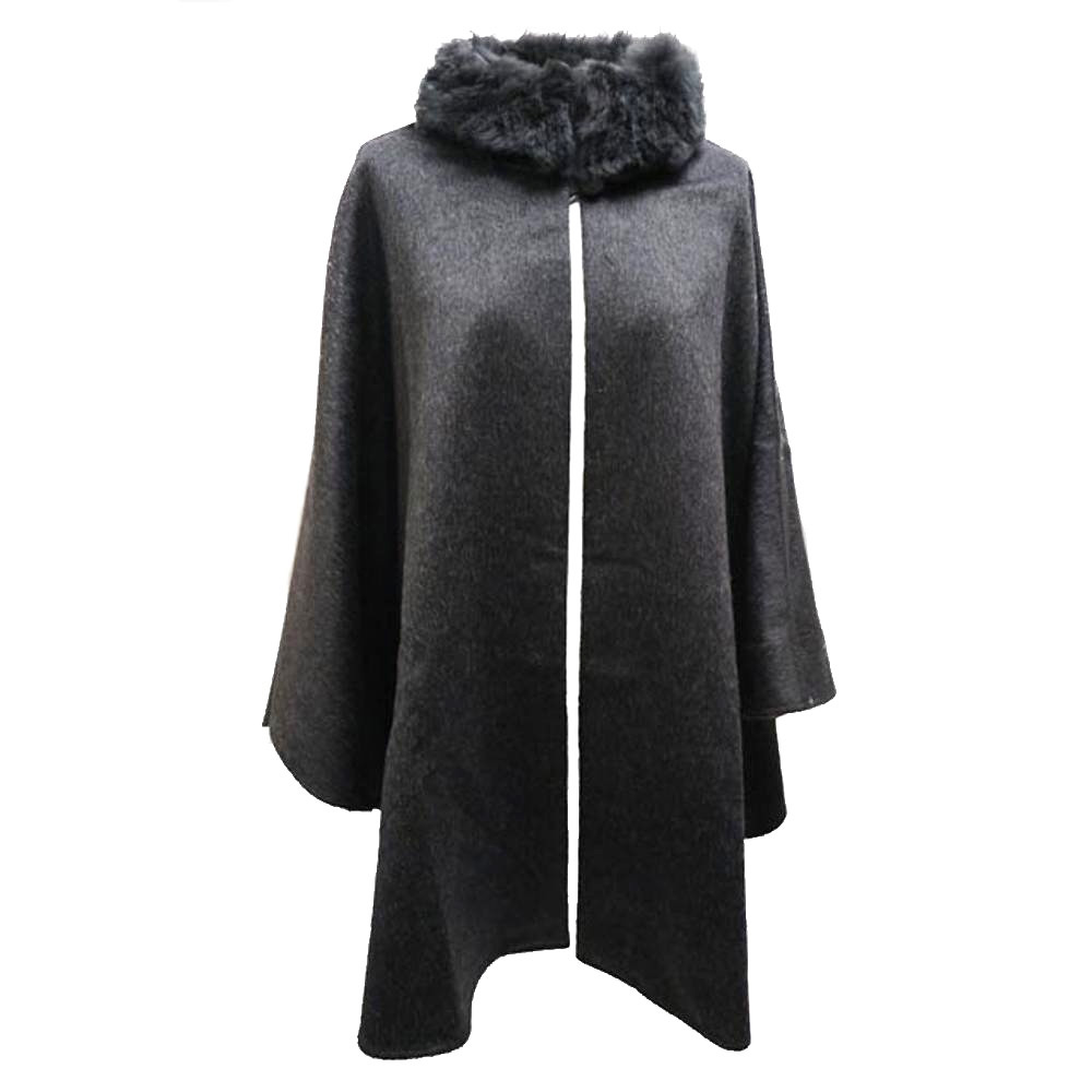 Tom Gutié Alpaca cape grijs