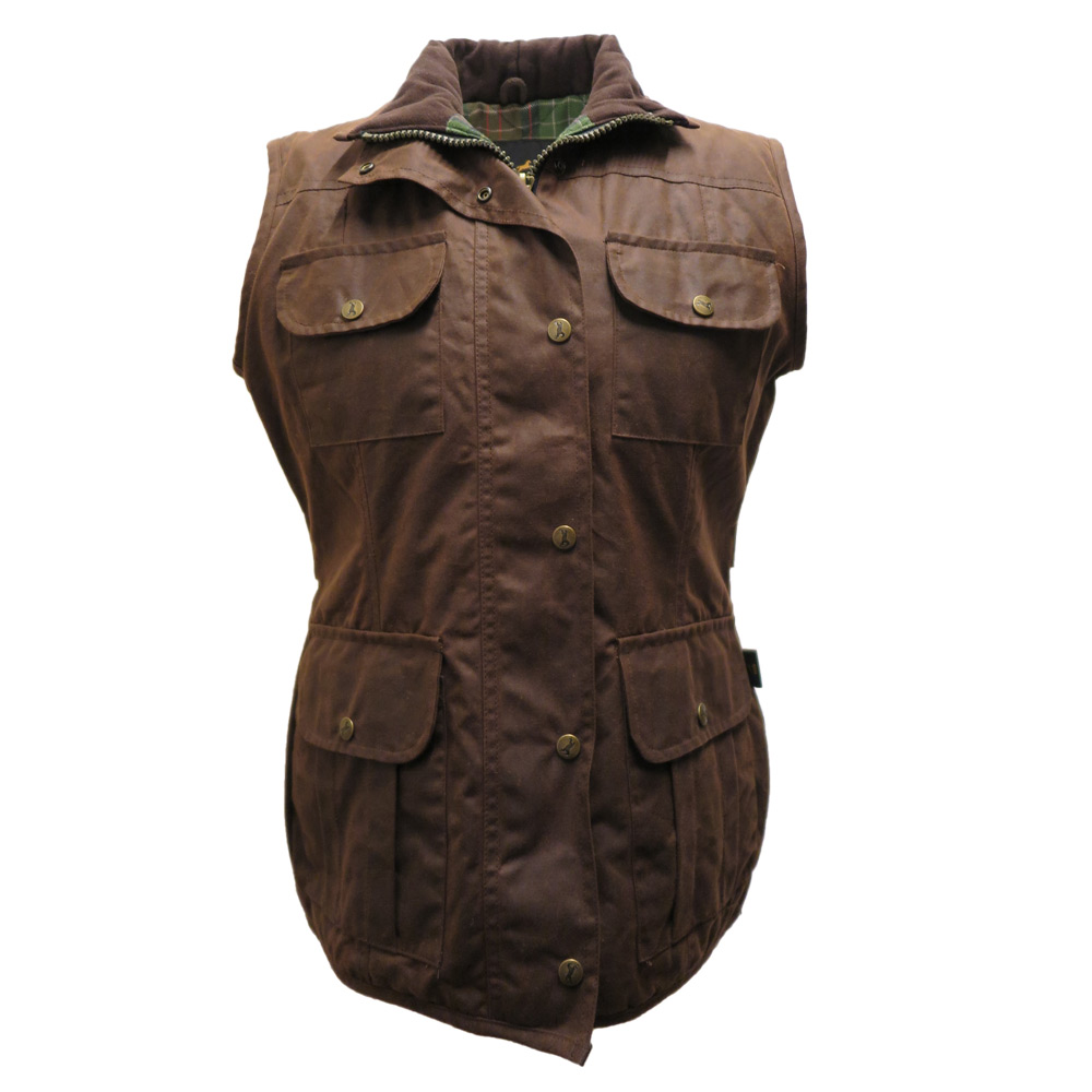 Aviemore Wax gilet Brown