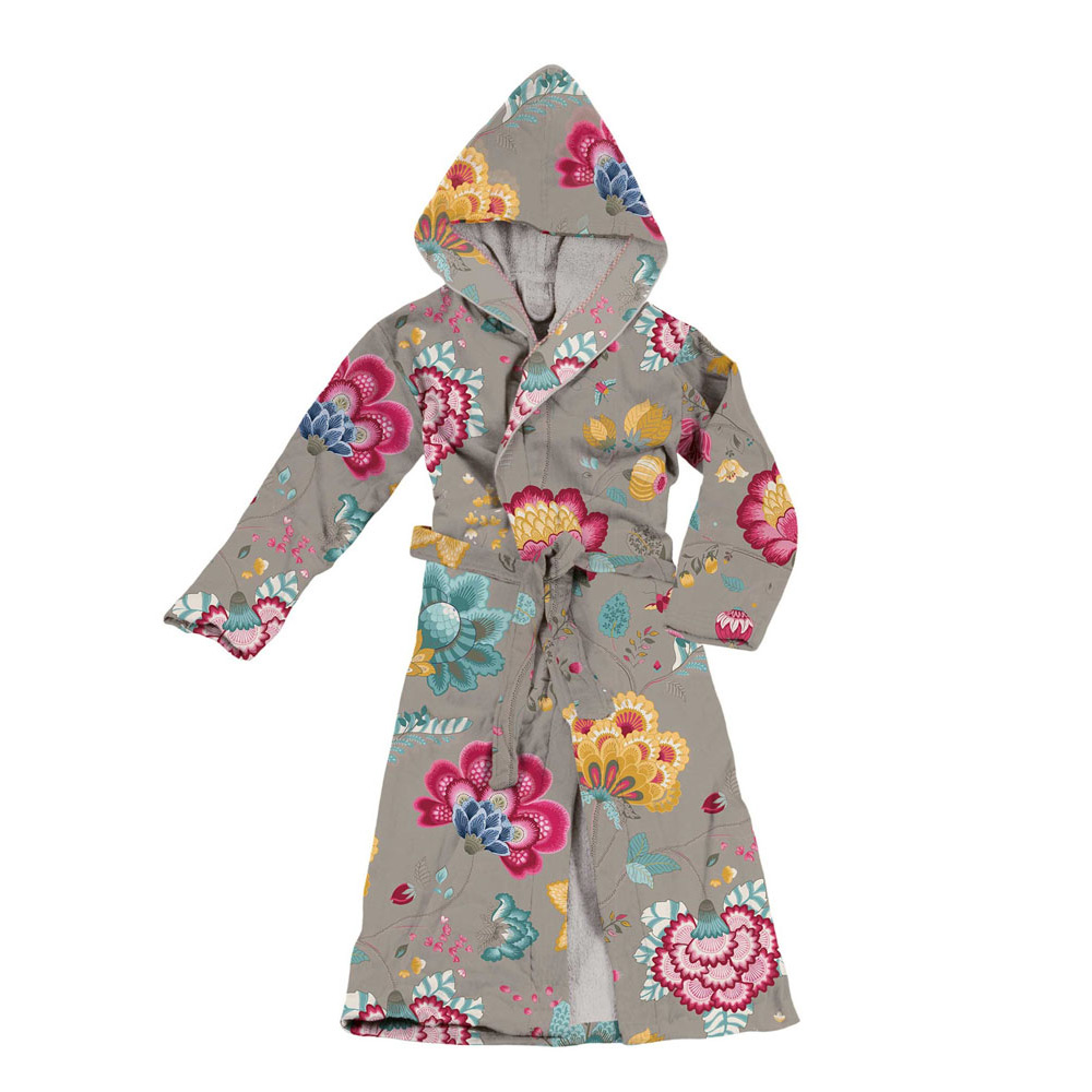 Badjas Floral fantasy Khaki