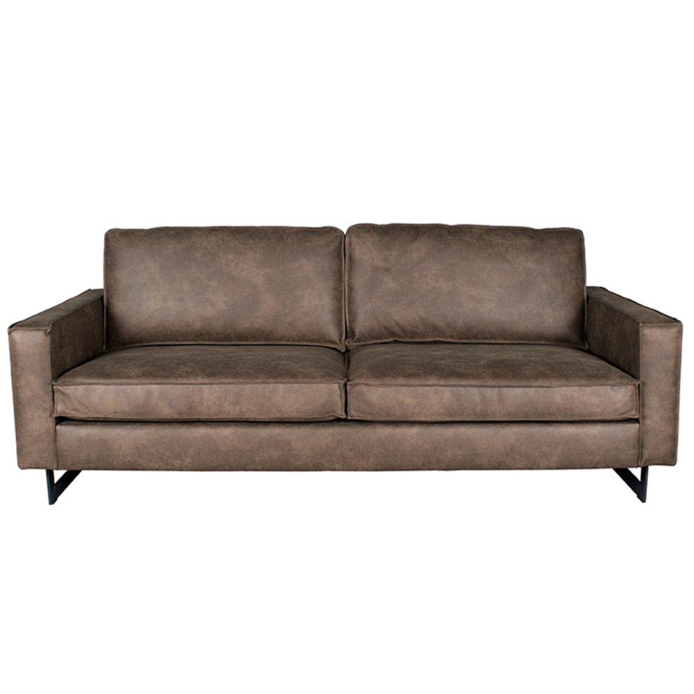 Bank Arezzo - Taupe - Microfiber - 3-Zits Bank Arezzo - Taupe - Microfiber - 3-Zits