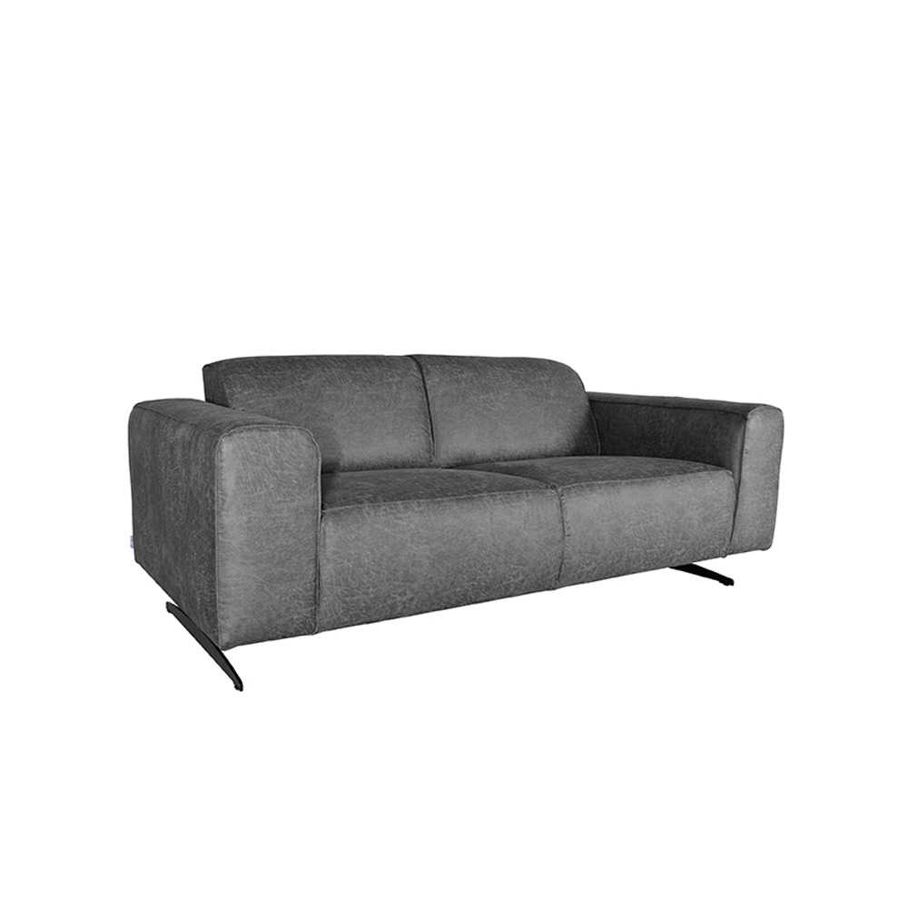 Bank Modena - Antraciet - Microfiber - 2-Zits Bank Modena - Antraciet - Microfiber - 2-Zits