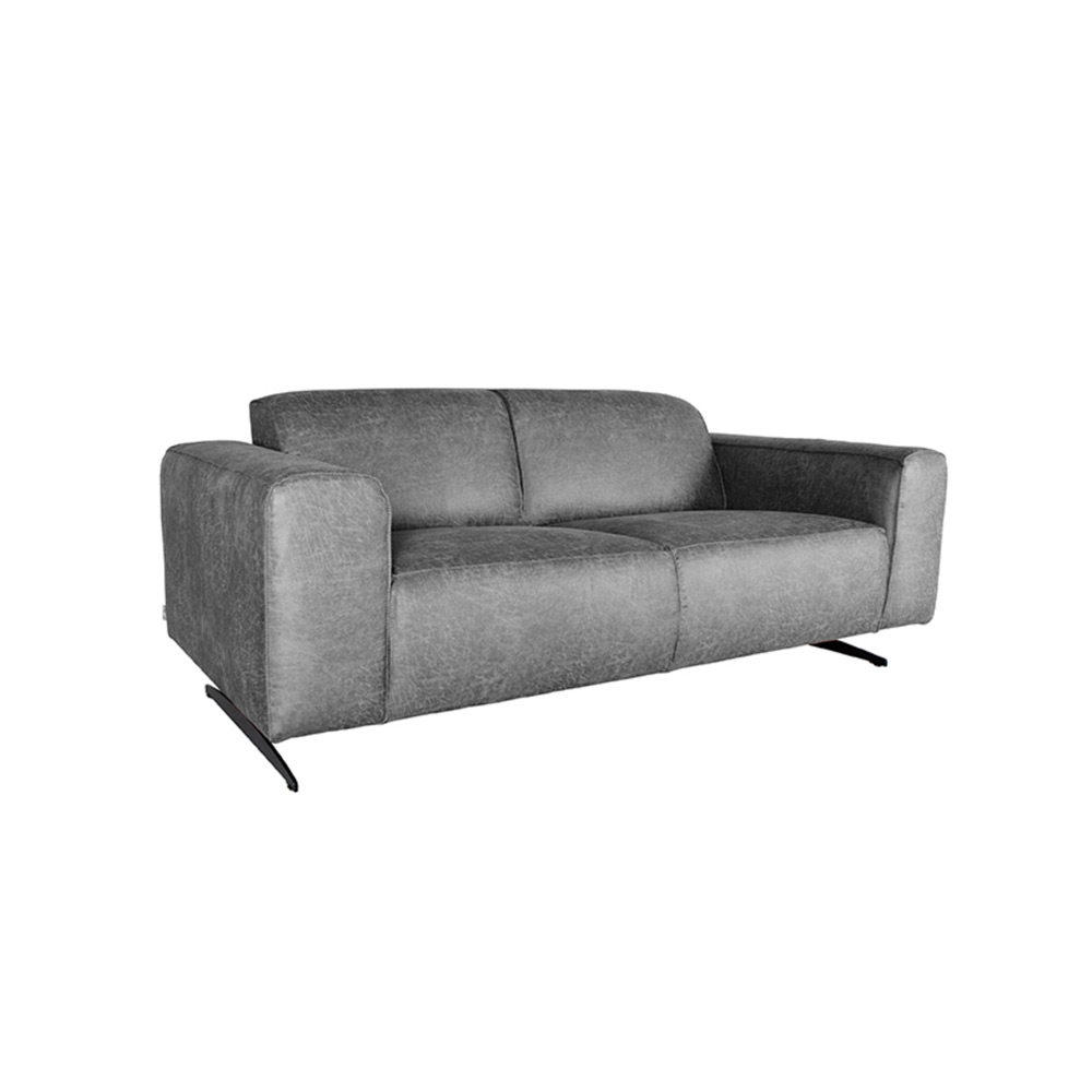 Bank Modena - Grijs - Microfiber - 2-Zits Bank Modena - Grijs - Microfiber - 2-Zits