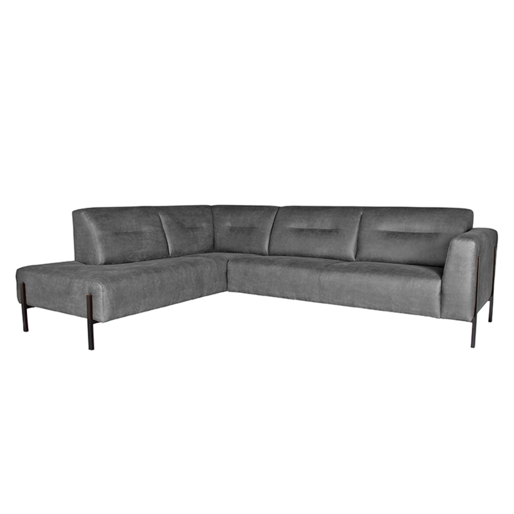 Bank Napoli - Antraciet - Microfiber Bank Napoli - Antraciet - Microfiber