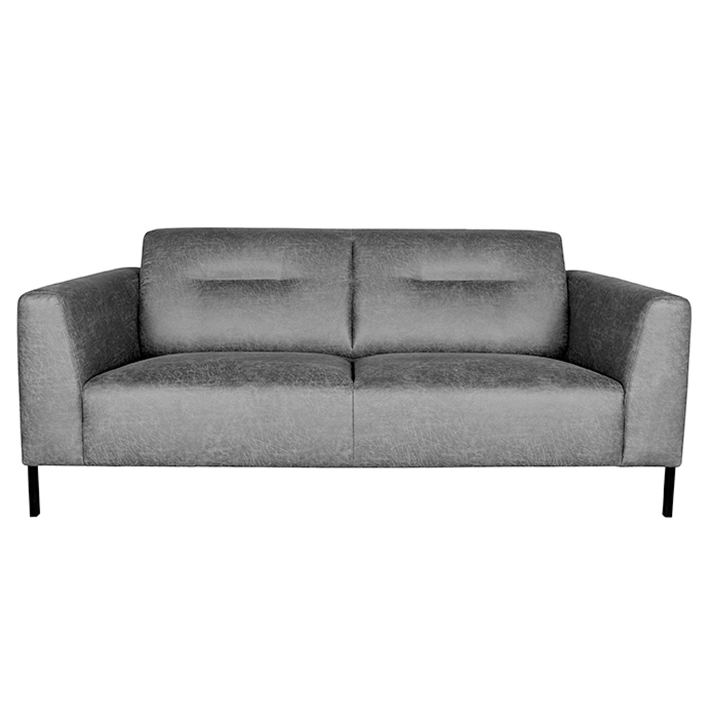 Bank Napoli - Antraciet - Microfiber - 2,5-zits Bank Napoli - Antraciet - Microfiber - 2,5-zits