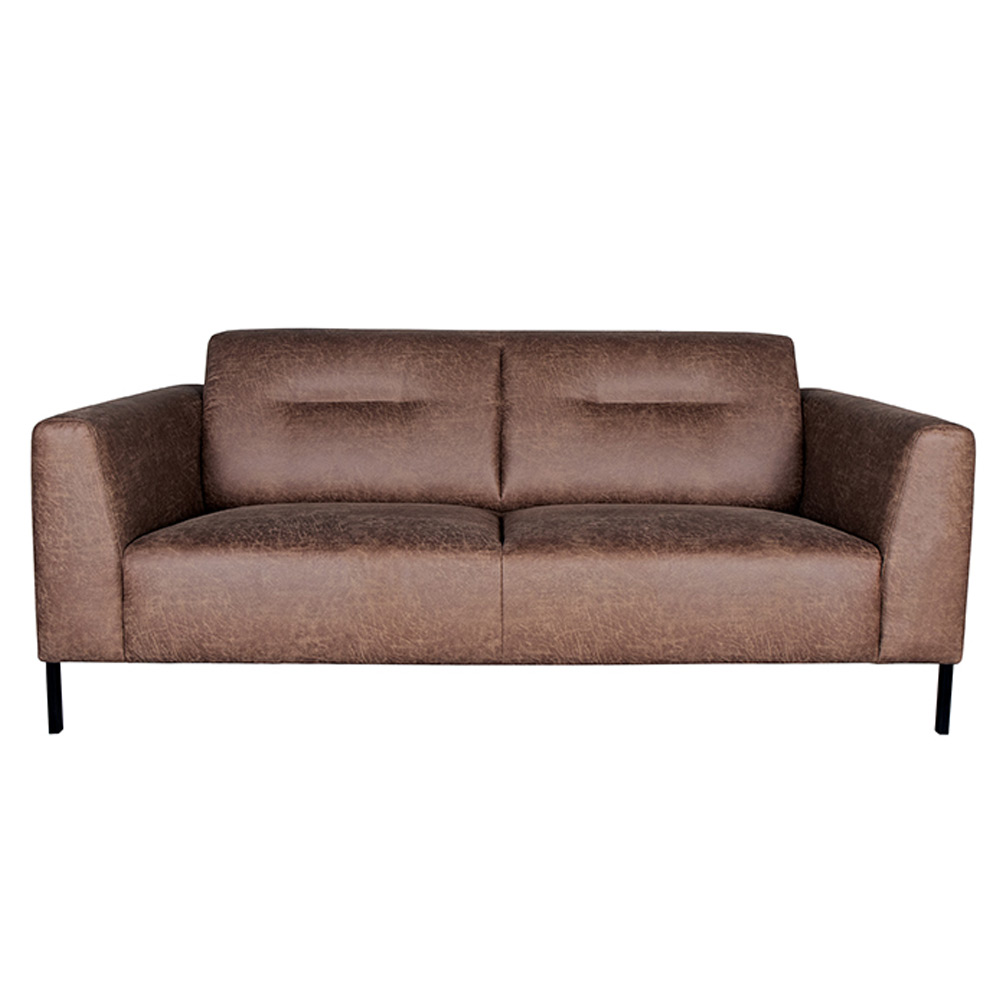 Bank Napoli - Bruin - Microfiber - 2,5-Zits Bank Napoli - Bruin - Microfiber - 2,5-Zits