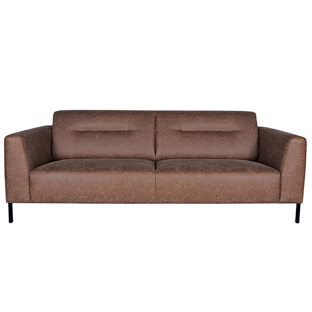 Bank Napoli - Bruin - Microfiber - 3-Zits Bank Napoli - Bruin - Microfiber - 3-Zits